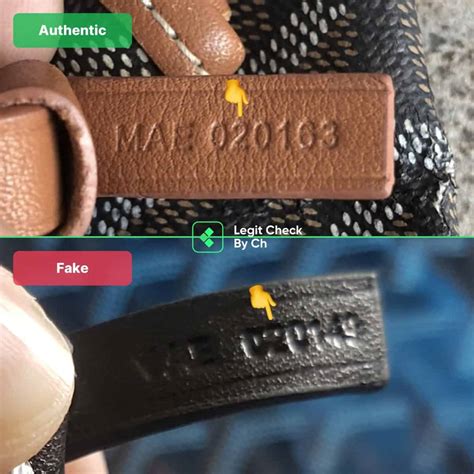 real vs fake goyard clutch|goyard leather bag serial number.